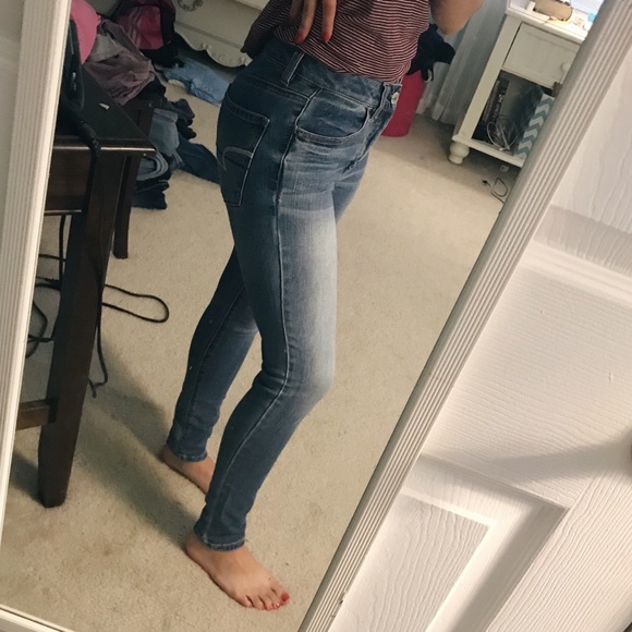 Light Wash Jeggings - Picture 2 of 4